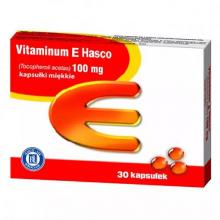 Zdjęcie produktu - Vitaminum E Hasco 100 mg, 30 kapsułek
