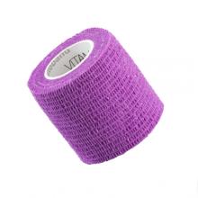 Zdjęcie produktu - VITAMMY Autoband Elastyczny bandaż kohezyjny 5cm x 450cm Fioletowy