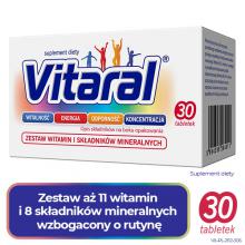 Zdjęcie produktu - Vitaral, 30 tabl. (pojemnik)