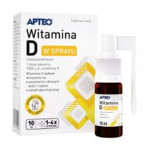 Zdjęcie produktu - APTEO Witamina D w sprayu, 10 ml