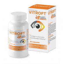 Zdjęcie produktu - Vitroft wpływa ochronnie na oczy spowalniając proces ich starzenia - 90 kapsułek