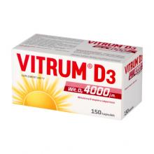 Zdjęcie produktu - Vitrum D3 4000, 150 kaps. - suplement diety z witaminą D3