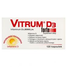 Vitrum D3 Forte 2000 J.M. - 120 kapsułek