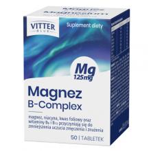 Zdjęcie produktu -  VITTER BLUE Magnez B-Complex, 50tabl.