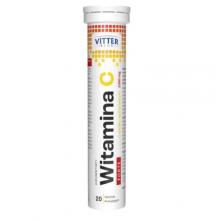 Zdjęcie produktu - VITTER BLUE Witamina C FORTE 1000mg - 20 tabletek