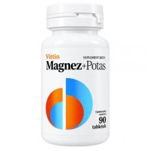 Zdjęcie produktu - Vittin&nbsp;Magnez + potas, 90 tabl.