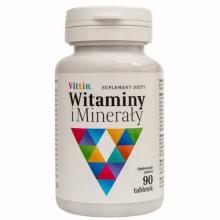 Zdjęcie produktu - Vittin&nbsp;Witaminy i&nbsp;Minerały 90 tabl.