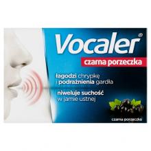 Zdjęcie produktu - VOCALER czarna porzeczka - 12 pastylek do ssania
