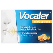 Zdjęcie produktu - VOCALER mi&oacute;d-cytryna - 12 pastylek do ssania