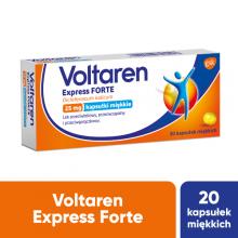 VOLTAREN EXPRESS FORTE 25 mg, 20 kapsułek