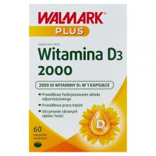 Zdjęcie produktu - WALMARK+ Witamina D3 Forte 2000, 60 kapsułek miękkich