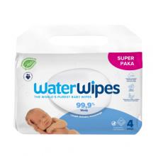 WaterWipes BIO Chusteczki nawilżane wodne, 4x 60szt.