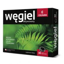 Zdjęcie produktu - Węgiel aktywowany, 30 tabl.