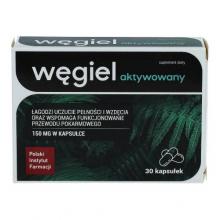 Zdjęcie produktu - Węgiel Aktywowany Polski Instytut Farmacji, 30 kaps.
