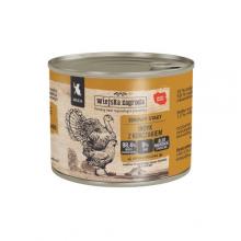 Zdjęcie produktu - Wiejska Zagroda Karma mokra dla kota Indyk z kurczakiem (kociak), 200 g