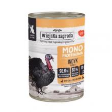 Zdjęcie produktu - Wiejska Zagroda Karma mokra dla kota Monobiałkowa Indyk (kociak), 400 g