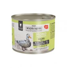 Zdjęcie produktu - Wiejska Zagroda Karma mokra dla kota Monoproteinowa Kaczka (dorosły), 200 g