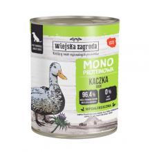 Zdjęcie produktu - Wiejska Zagroda Karma mokra dla psa Monoproteinowa Kaczka (dorosły), 800 g