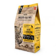 Zdjęcie produktu - Wiejska Zagroda Karma sucha dla psa Indyk z jagnięciną (dorosły) chrupki M, 9 kg