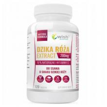 Zdjęcie produktu - WISH Pharmaceutical Dzika R&oacute;ża Extract 200 mg, 120 tabl.