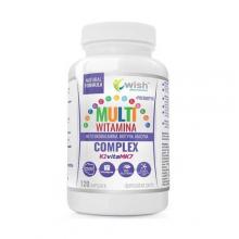 Zdjęcie produktu - Wish Pharmaceutical Multiwitamina Complex + Prebiotyk, 120 kaps.