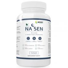Zdjęcie produktu - WISH Pharmaceutical Na sen, 60 pastylek do ssania o smaku mięty pieprzowej