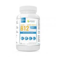 Zdjęcie produktu - Wish Pharmaceutical Witamina B12 + L-leucytyna + Prebiotyk, 120 kaps.
