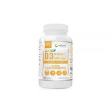 Zdjęcie produktu - WISH Pharmaceutical Witamina D3 Junior 800IU o smaku pomarańczowym, 120 tabl. do ssania