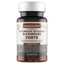 Zdjęcie produktu - Witamina B-complex Organic Singularis SUPERIOR 30 kapsułek 