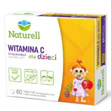 Zdjęcie produktu - Witamina C dla dzieci, 60 tabl. Naturell 