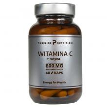 Zdjęcie produktu - Pureline Nutrition Witamina C + Rutyna, 60 kaps.