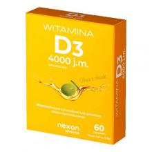 Zdjęcie produktu - Witamina D3 4000 j.m., 60 kaps.