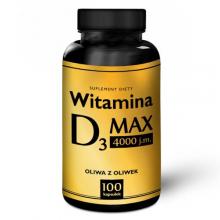 Zdjęcie produktu - Witamina D3 Max 4000 j.m., 100 kaps.