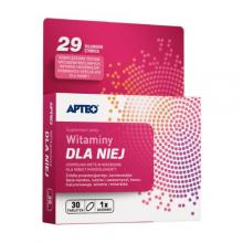 Zdjęcie produktu - APTEO Witaminy dla niej, 30 tabletek