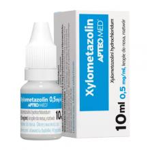 Zdjęcie produktu - Xylometazolin Apteo Med 0,5 mg/ml Krople do nosa, 10ml