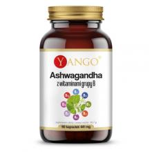 Zdjęcie produktu - YANGO Ashwagandha z witaminami z grupy B, 90 kaps.