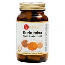 Zdjęcie produktu - Yango Kurkumina Kadzidłowiec i Imbir, 90 kaps.