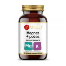 Zdjęcie produktu - YANGO Magnez + potas formy organiczne, 90 kaps.