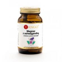 Zdjęcie produktu - Yango Magnez z ashwagandhą z dodatkiem szafranu i witaminy B6, 90 kaps.