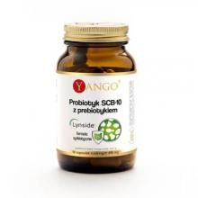 Zdjęcie produktu - YANGO Probiotyk SCB-10 z prebiotykiem, 90 kapsułek