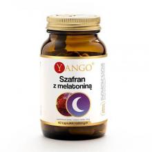 Zdjęcie produktu - YANGO Szafran z melatoniną, 60 kaps.