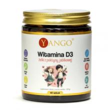 Zdjęcie produktu - YANGO Witamina D3 żelki z pektyny jabłkowej, 40 szt.