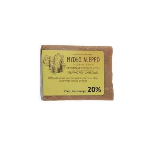 Miniaturka artykułu - MYDŁO ALEPPO Oryginalne syryjskie mydło z Aleppo oliwkowo - laurowe 20%, 170 g