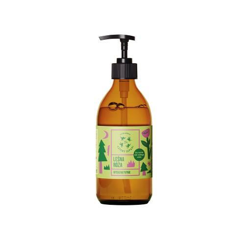 Miniaturka artykułu - Cztery Szpaki (4szpaki) Leśna R&oacute;ża Mydło w płynie, 300 ml