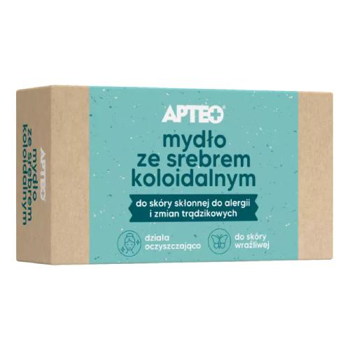 Miniaturka artykułu - APTEO CARE Mydło ze srebrem koloidalnym, 100g
