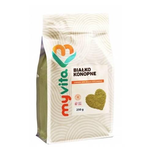Miniaturka artykułu - MyVita Białko konopne, 250 g