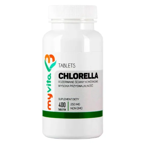 Miniaturka artykułu - MyVita Chlorella - 400 tabl.