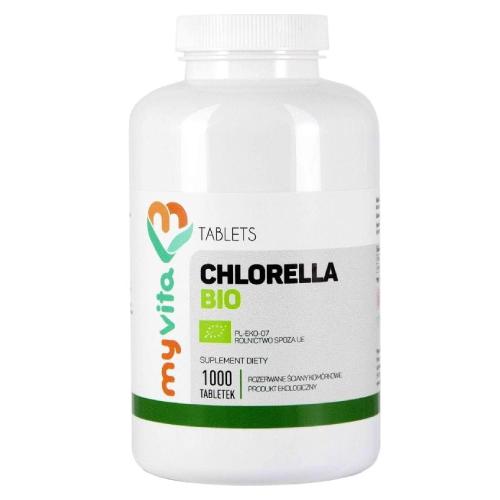 Miniaturka artykułu - MyVita Chlorella BIO, 1000tabl.