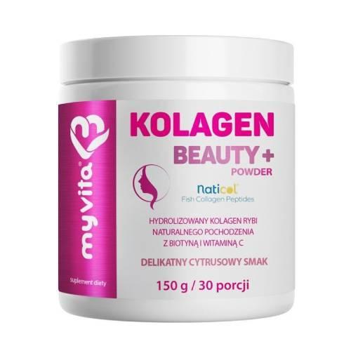 Miniaturka artykułu - MyVita Kolagen Beauty proszek, 150 g
