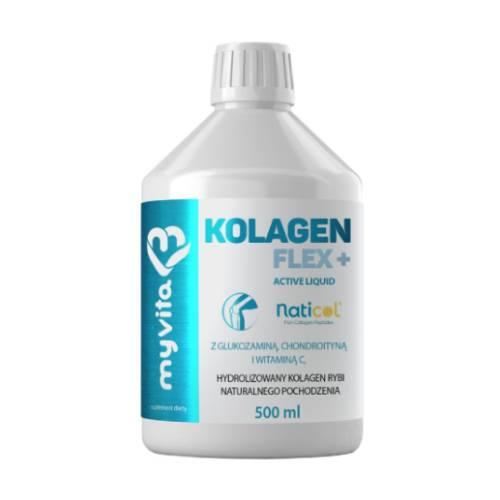 Miniaturka artykułu - MyVita Kolagen Flex+ płyn, 500ml